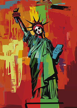 Statue of Liberty Skull