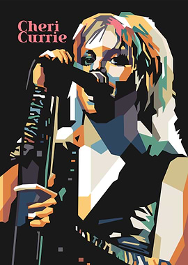 Cheri Currie Pop Art