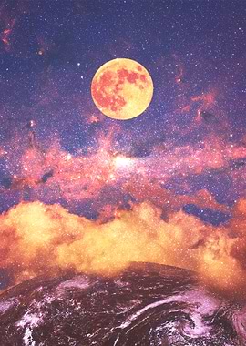 Lunar Harmony: The Moon and Earth