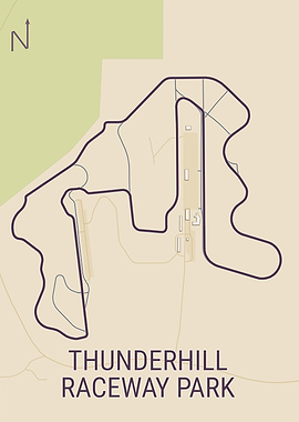 Thunderhill Raceway Park Map