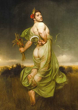 Allegorie des Sommers - Harvest God Painting