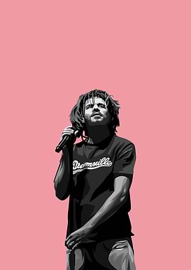 J. Cole Music Poster