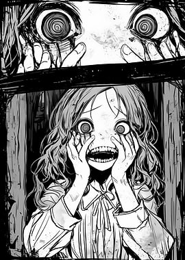 Horror Manga Panel