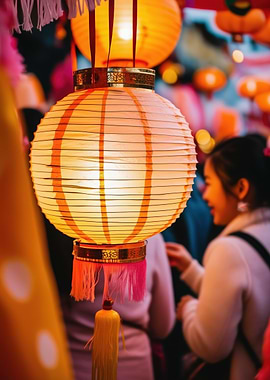 Chinese Lantern with Tassels