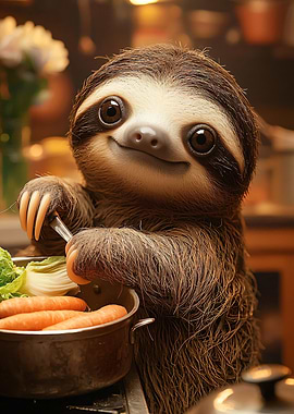 Sloth Cooking