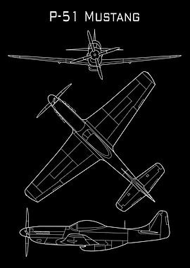 P-51 Mustang Blueprint