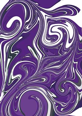 Purple Swirl Abstract