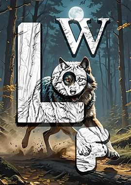 Wolf in the Woods