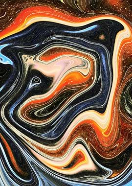 Abstract Liquid Swirls
