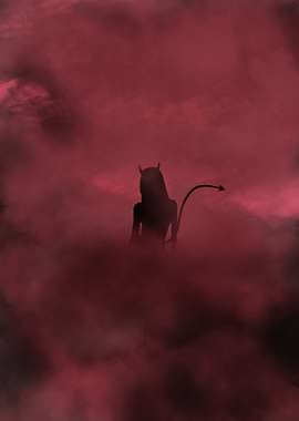 Devil Girl Silhouette
