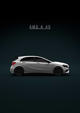 Mercedes A45 AMG 2017 - White