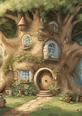 Cottagecore Treehouse Home