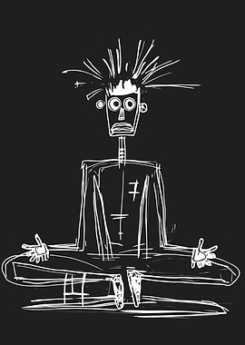 White Figure Meditation