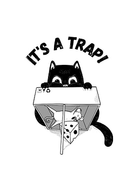 Cat Trap Illustration