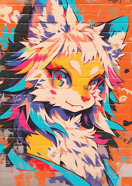 Colorful Furry Graffiti