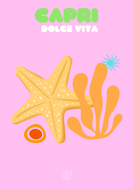 Capri Dolce Vita Poster