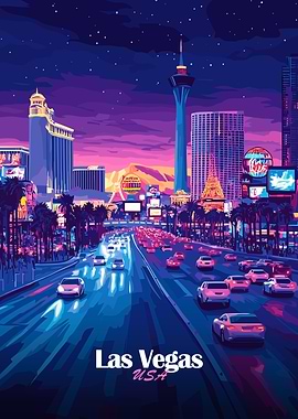 Las Vegas Skyline Night