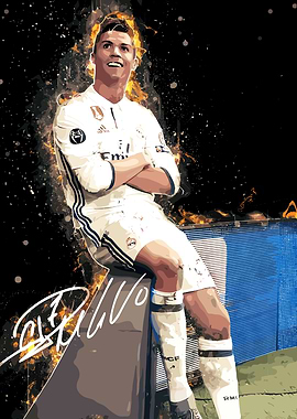 Cristiano Ronaldo Digital Art Celebration
