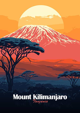 Mount Kilimanjaro Poster