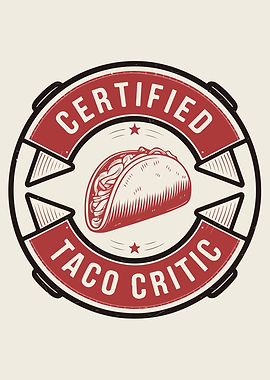 Certified Taco Critic Badge