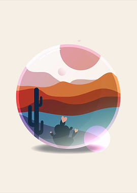 Glass Planet - Desert Sunrise