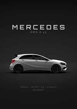 Mercedes-Benz A45 AMG 2017 - White - Specs