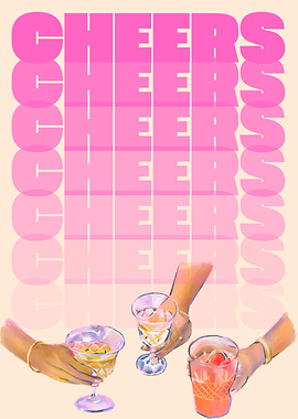 Cheers Pink Gradient