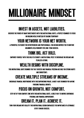 Millionaire Mindset Quotes
