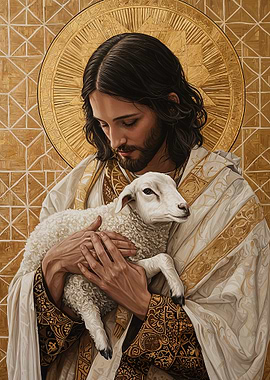 Jesus with Lamb