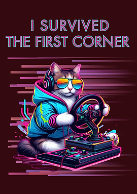 Cat Video Gamer - Cool Kitten Gaming