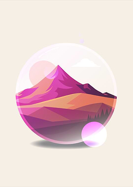 Glass Planet - Pink Mountains