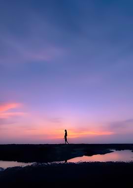 Silhouette at Sunset