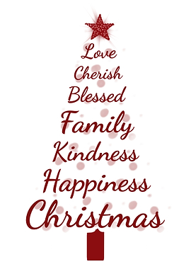 Christmas Tree Words
