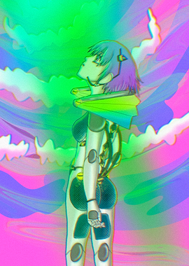 Cyberpunk Anime Girl