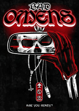 Bad Orders Skull Graphic