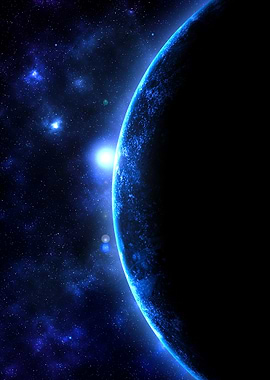 Blue Planet in Space