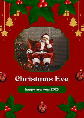 christmas eve happy new year 2025