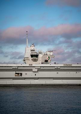 Aircraft Carrier 'HMS Queen Elizabeth' - Deck View