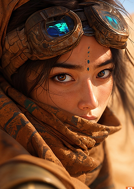 Desert Wanderer Portrait