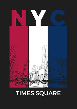 NYC Times Square Sketch