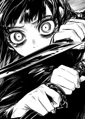 Anime Girl with Sword