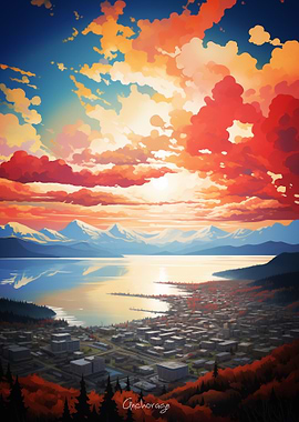 Anchorage Oil Painting
