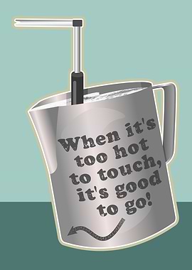 Coffee machine milk warming jug