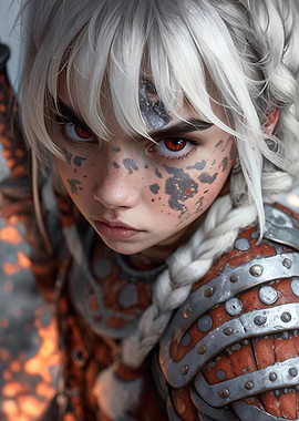 Warrior Woman Portrait