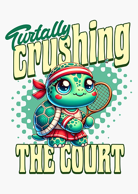 Turtle Tennis Champion