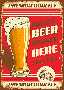 Fresh Beer Served Here