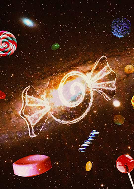 Candy Galaxy: A Sweet Cosmic Dream