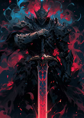 Dark Knight with Sword