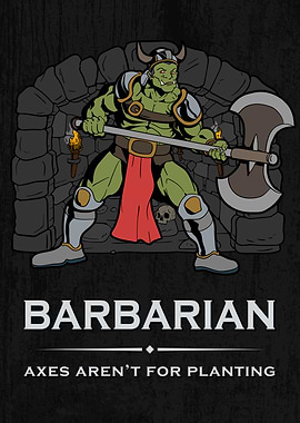 Roleplay Character - Orc Barbarian