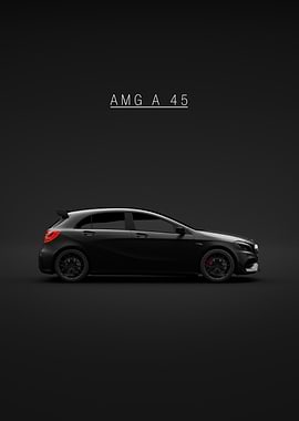 Mercedes A45 AMG 2017 - Black